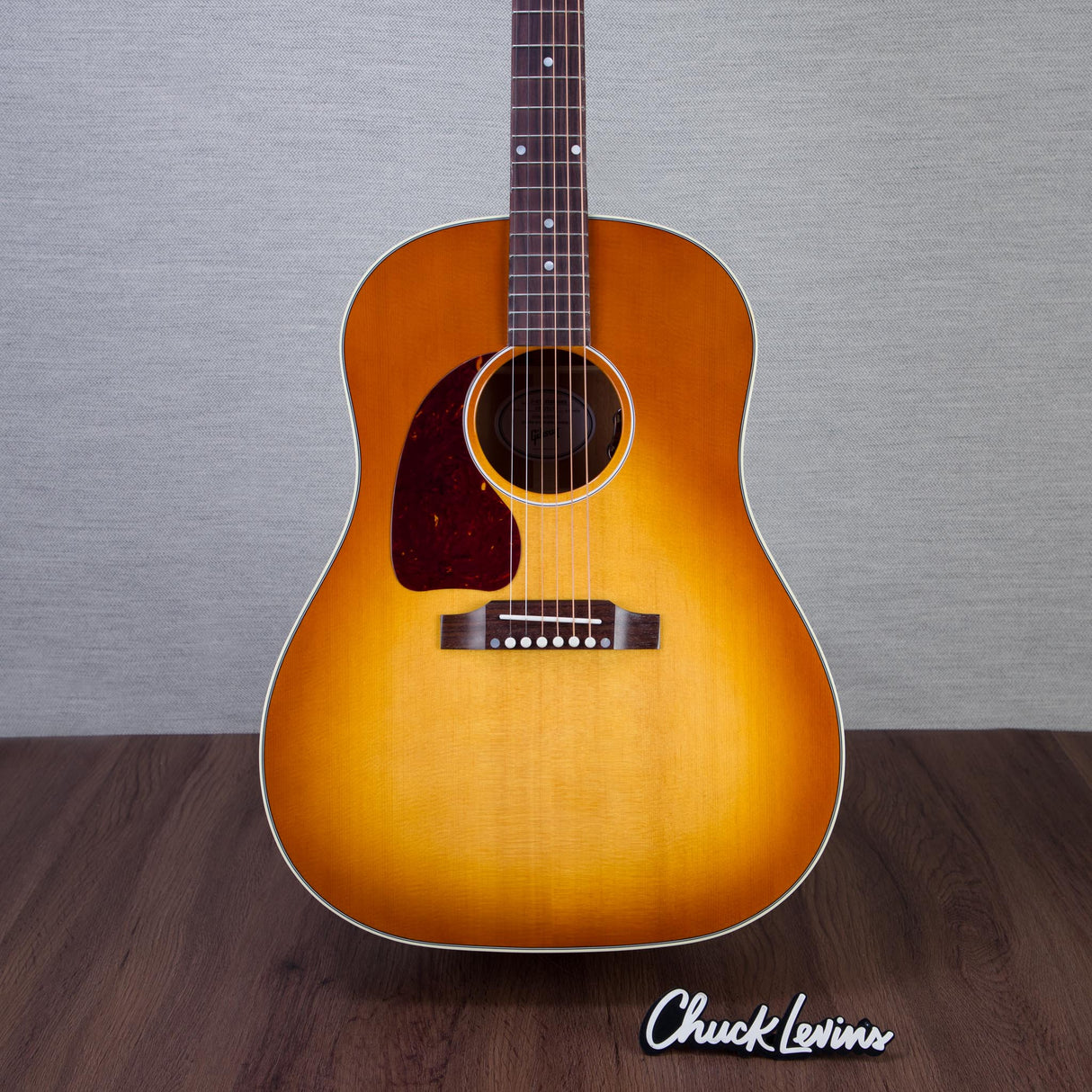 Gibson J-45 Standard Left-Handed Acoustic Electric Guitar - Heritage Cherry Sunburst - #22275122