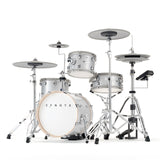EFNOTE 5 4-Piece Electronic Drum Kit With Cymbal Pads - White Sparkle
