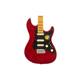Sire Larry Carlton S7 FM New Gen Electric Guitar - See Through Red