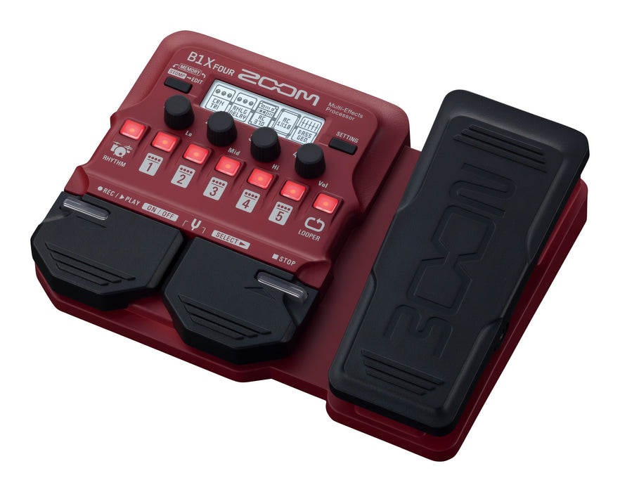 Zoom B1x Four Multi-Effects Bass Pedal w/ Expression
