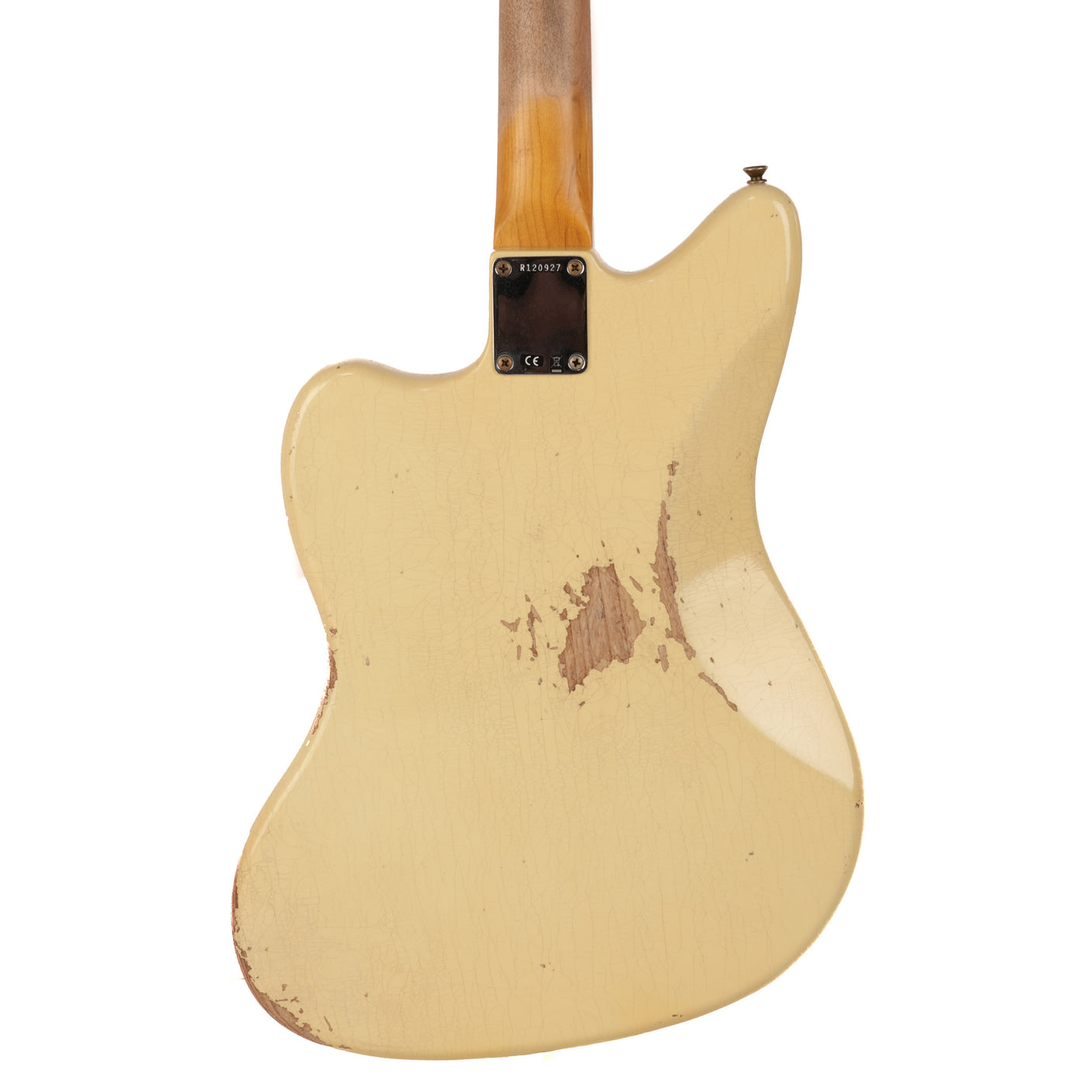 Fender Custom Shop 62 Jazzmaster Heavy Relic Guitar - Aged Vintage White - CHUCKSCLUSIVE - #R120927