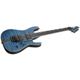 ESP Custom Shop Exhibition EXL M-II DX FR Electric Guitar - See Thru Blue/Sunset Coast - Preorder