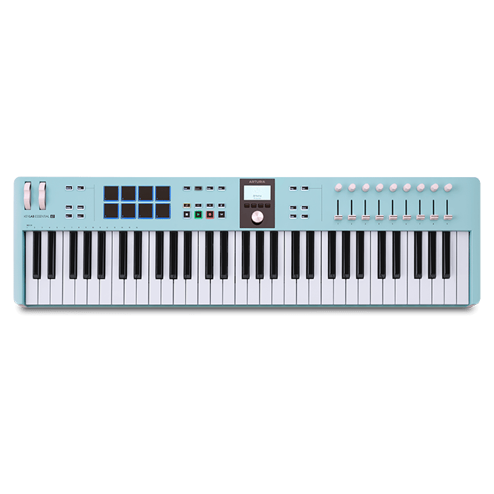 Arturia Keylab Essential 61 MK3 MIDI Controller - Aquamarine