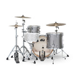 DW Design Series 3-Piece Shell Pack with 22-Inch Kick Drum - Titanium Satin