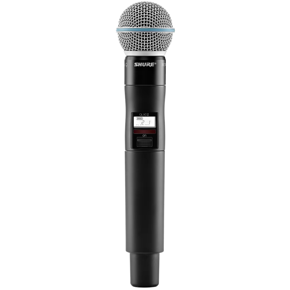 Shure QLXD2/B58 Wireless Handheld Transmitter - H50 Band - Mint, Open Box