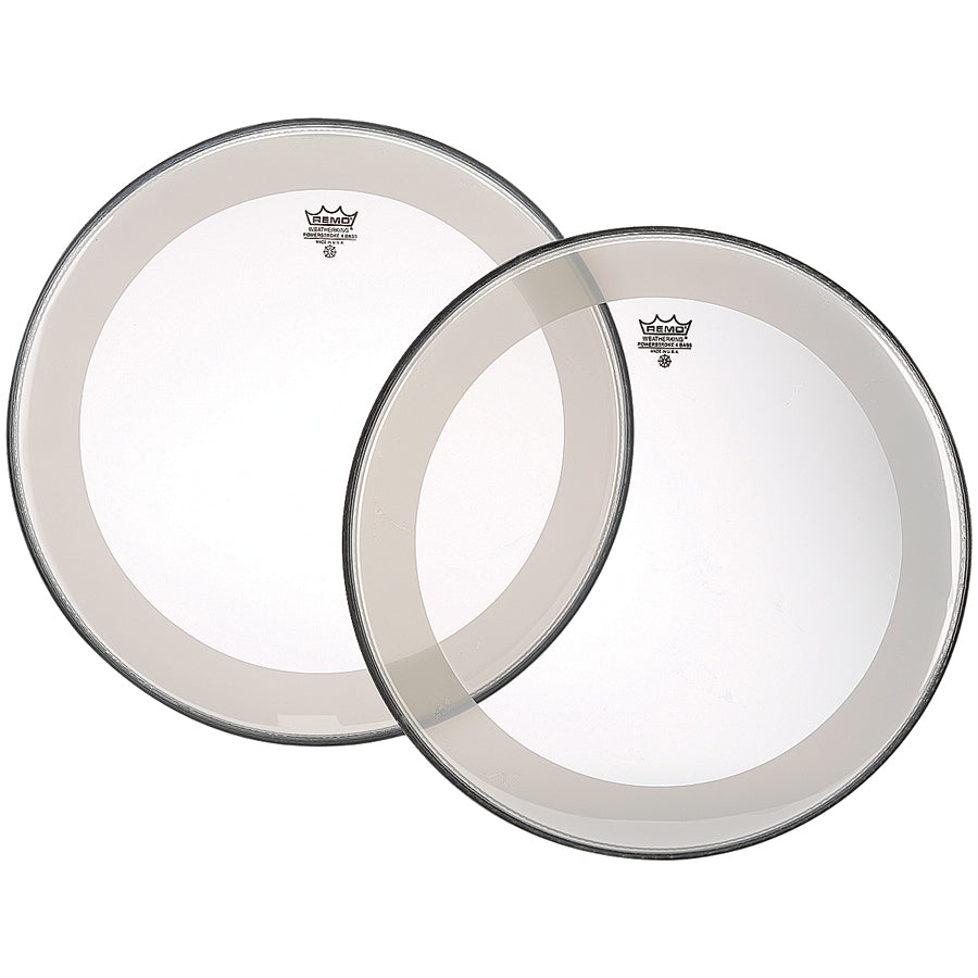 Remo 28" Clear Powerstroke 4 Bass Drum Head With Falam Patch