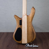 Spector Euro 4 LT Solid Korina Wings Electric Bass Guitar - Natural Satin - CHUCKSCLUSIVE - #NB22944