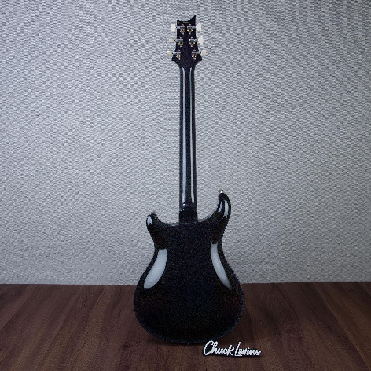 PRS McCarty 594 Hollowbody II Custom Color Hollowbody Electric Guitar - Black Rainbow Hollowflake - #250411621