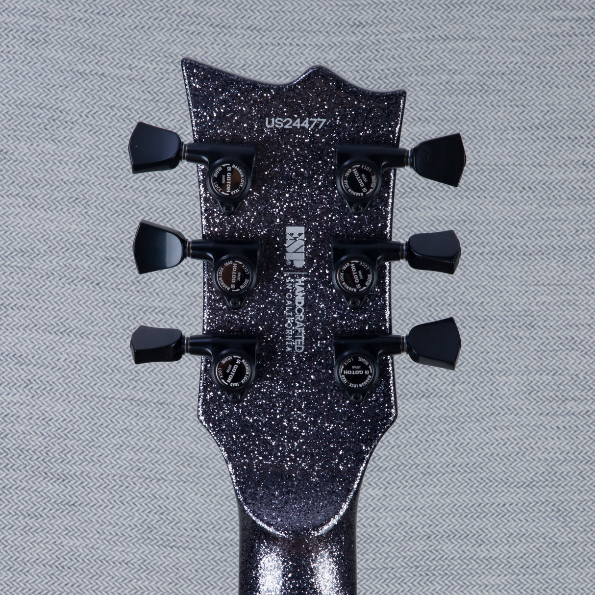 ESP USA Eclipse Electric Guitar - Black Sparkle - #US24477 - Mint, Open Box