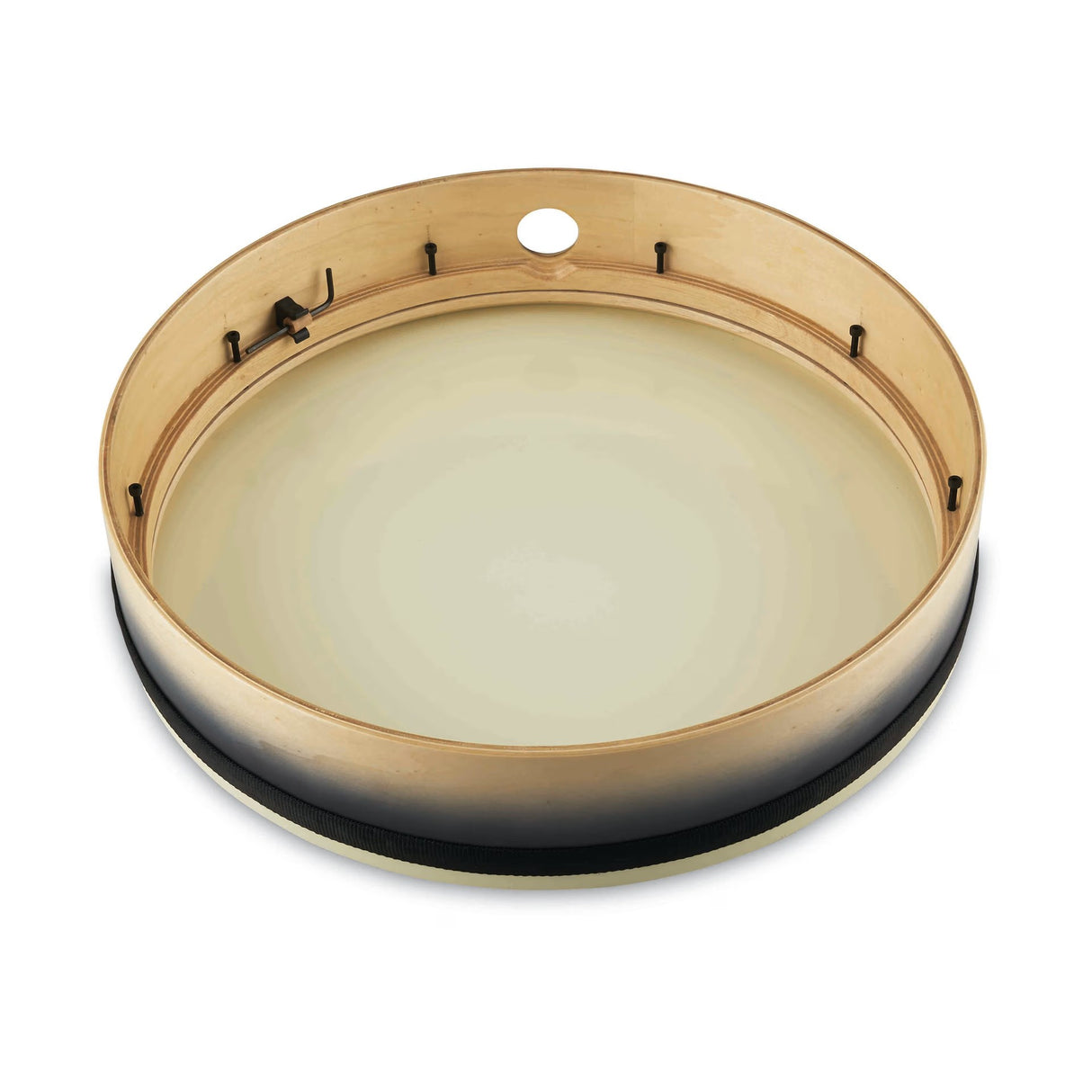 LP 18 x 4-Inch Tunable Tar Frame Drum - Black-to-Natural Fade
