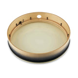 LP 18 x 4-Inch Tunable Tar Frame Drum - Black-to-Natural Fade