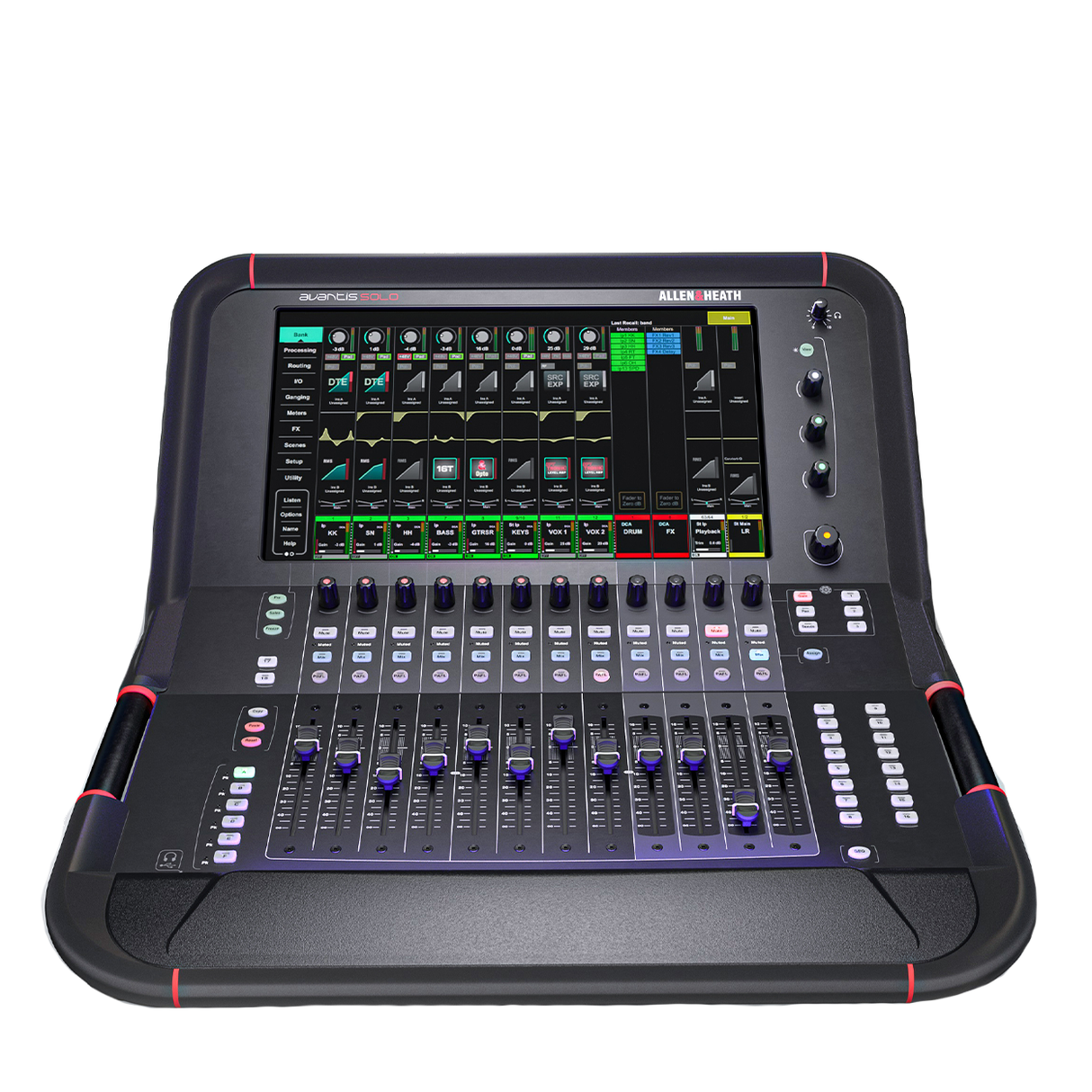 Allen & Heath Avantis Solo 64 Channel 12 Fader Digital Mixing Console with 15.6-Inch HD Capacitive Touchscreen - Mint, Open Box