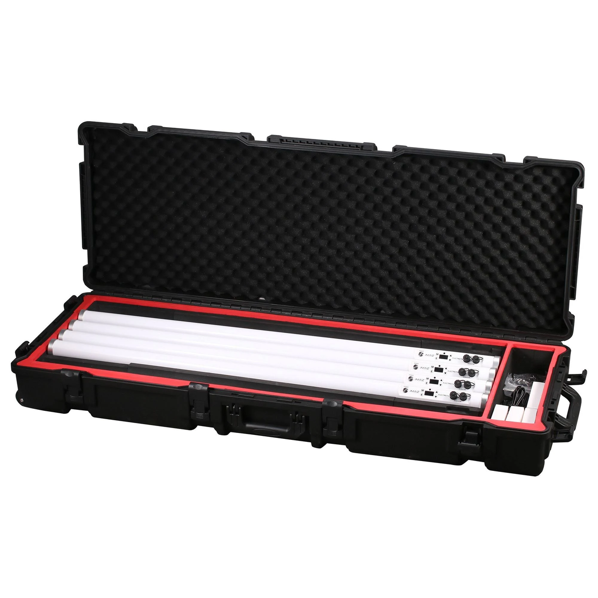 Jmaz Lighting Electro T4 4PK 4 Pack Led Battery Powered IP65 Outdoor Tube with Charging Case