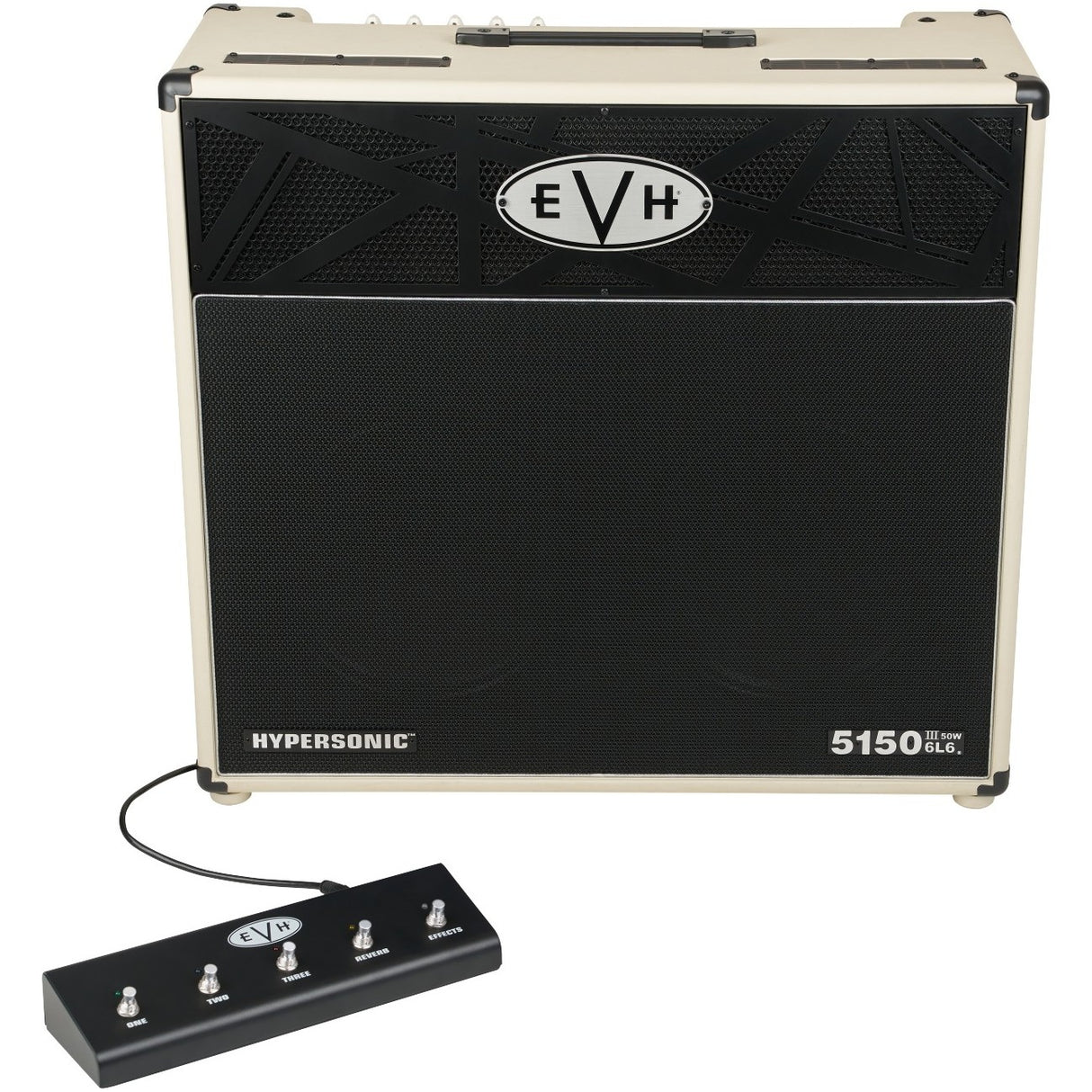 EVH 5150III Hypersonic 6x6 1x12-Inch Electric Guitar Amplifier - Ivory