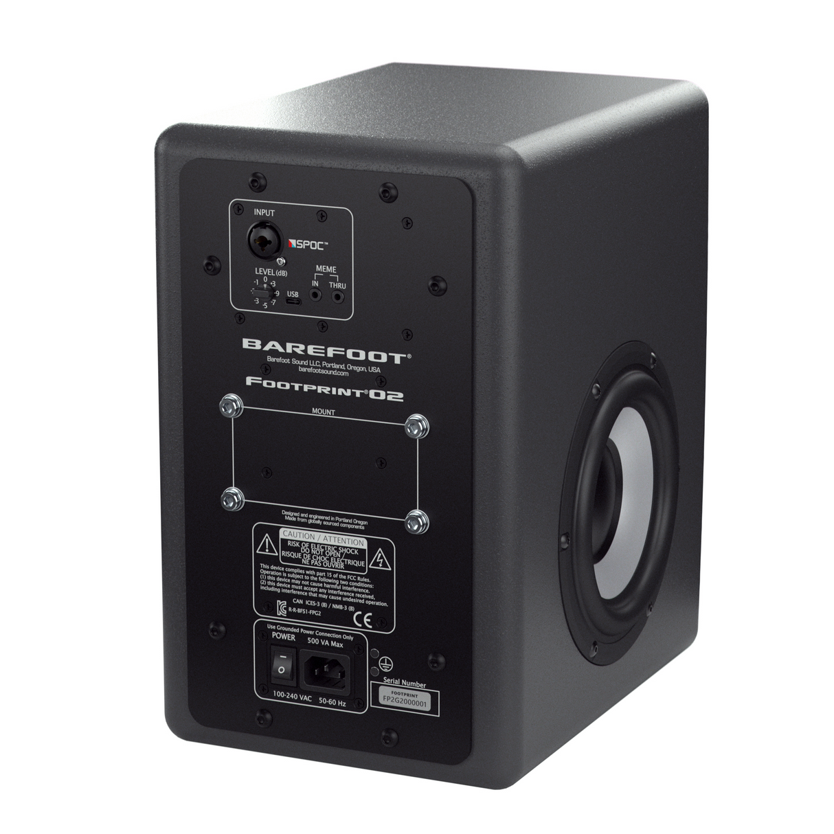 Barefoot Footprint02 Gen2 3-Way 6.5-Inch Active Studio Monitors - Pair