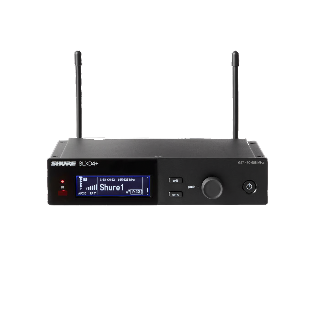 Shure SLXD14+ Digital Wireless Bodypack System - G57 Band