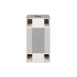 BASSBOSS Sublim8 Column PA Speaker wIth 18-inch Sub - White