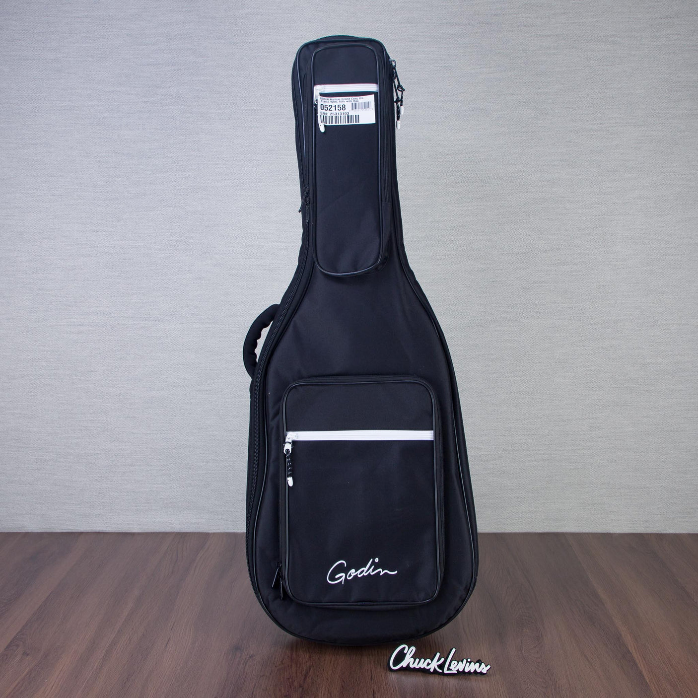 Godin MultiAc Grand Concert SA Nylon String Acoustic-Electric Guitar - Trans Black - CHUCKSCLUSIVE - #25313103