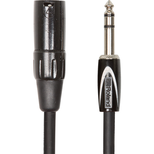 Roland RCC-15-TRXM Interconnect Cable, 1/4-Inch TRS-XLR Male - 15-Foot