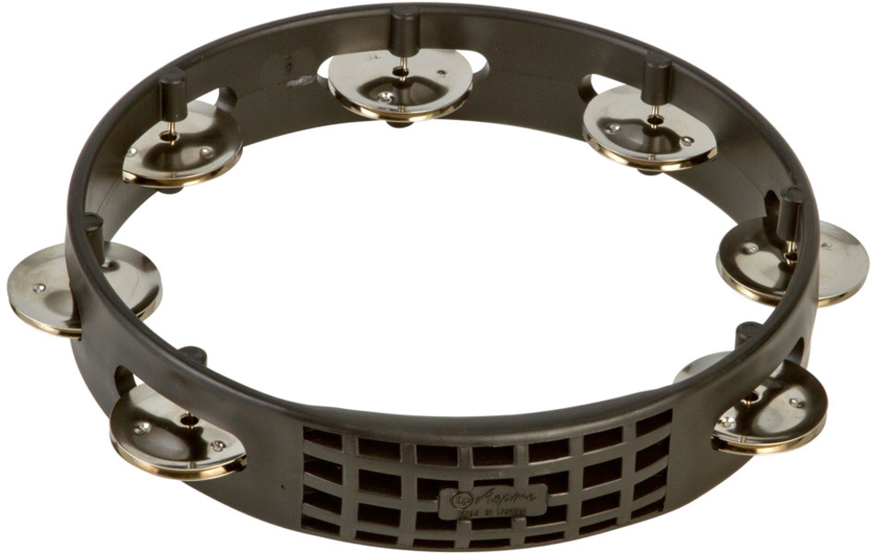LP LPA180 Aspire 8" Plastic Tambourine, Black