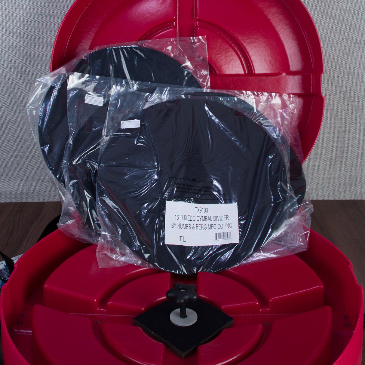 Humes & Berg 22-Inch Enduro Cymbal Case - Sirocco Red DR526R