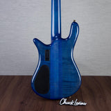 Spector Euro 5 LT Poplar Burl Over Ash 5-String Electric Bass Guitar - Faded Light Blue Gloss - CHUCKSCLUSIVE - #]C121NB23317