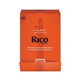 Rico by D'Addario RCA0120 Bb Clarinet Reeds, Strength 2.0, 50-pack