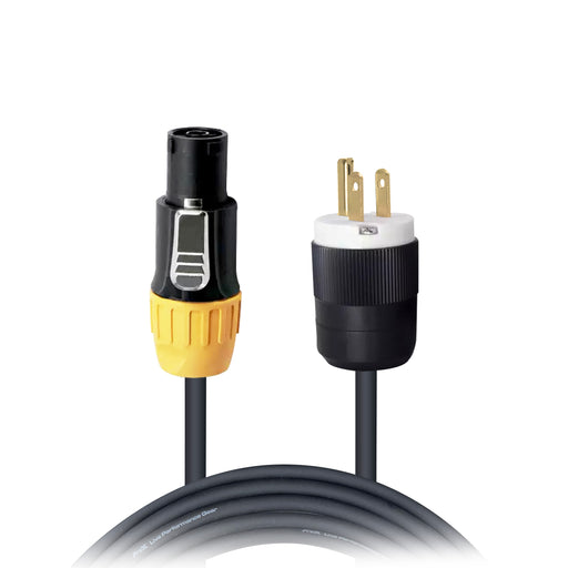 ProX XC-TR1FE12-10 10 Ft. 12AWG 120VAC Male Edison NEMA 5-15P to Male Cable for Power Connection Compatbile devices