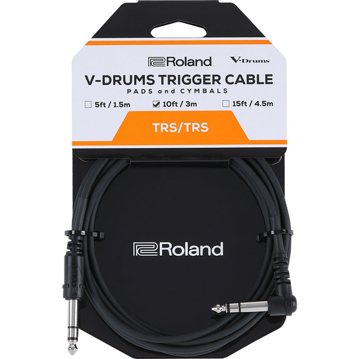Roland PCS-10-TRA 10-Foot Trigger Cable For V-Drums - TRS/TRS