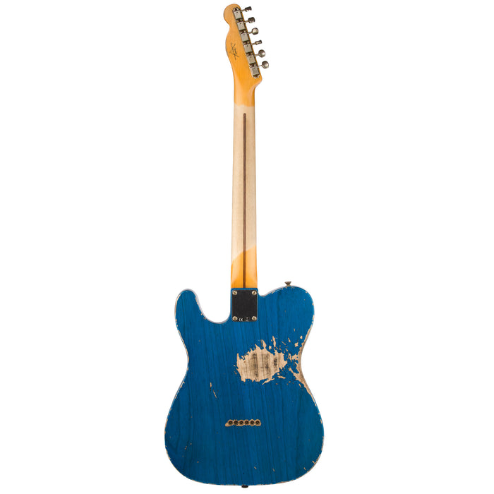 Fender Custom Shop 1950 Esquire Heavy Relic - Sapphire Blue Transparent - CHUCKSCLUSIVE - #R116673