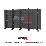 ProX XTP-GSLED5X250BLK LED Video Display Panel Ground Support System Package