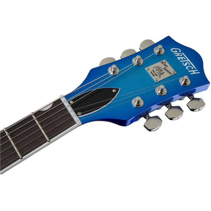 Gretsch Brian Setzer Signature Hot Rod Hollow Body Guitar - Candy Blue Burst - New