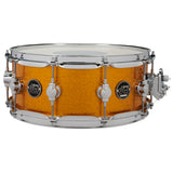 Drum Workshop 14" x 5.5" Performance Series Maple Snare Drum - Gold Sparkle