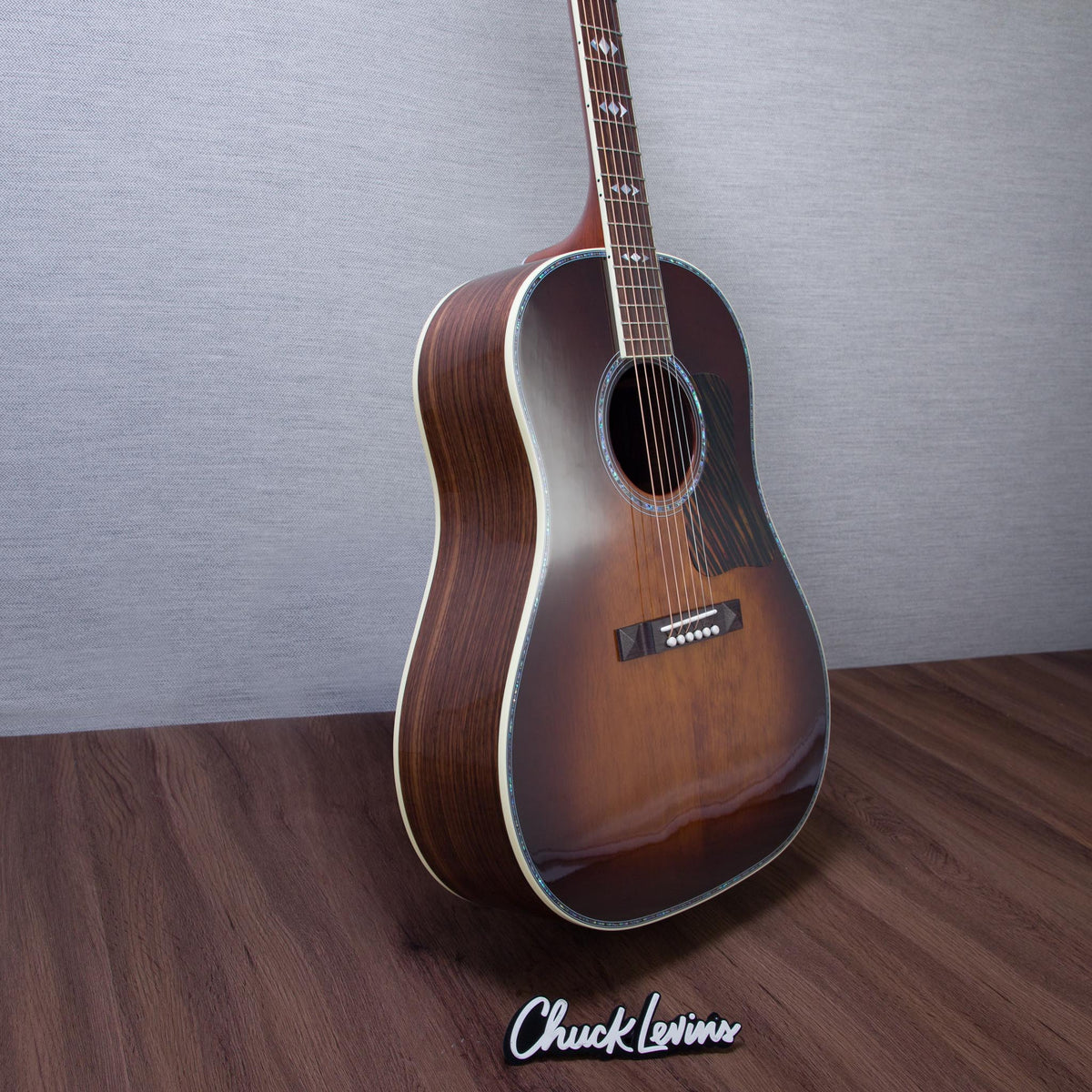 Gibson Custom Shop Limited Edtion Advance Jumbo Anniversary Rosewood/Bearclaw Spruce Acoustic Electric Guitar - Cremona Burst - #21216037