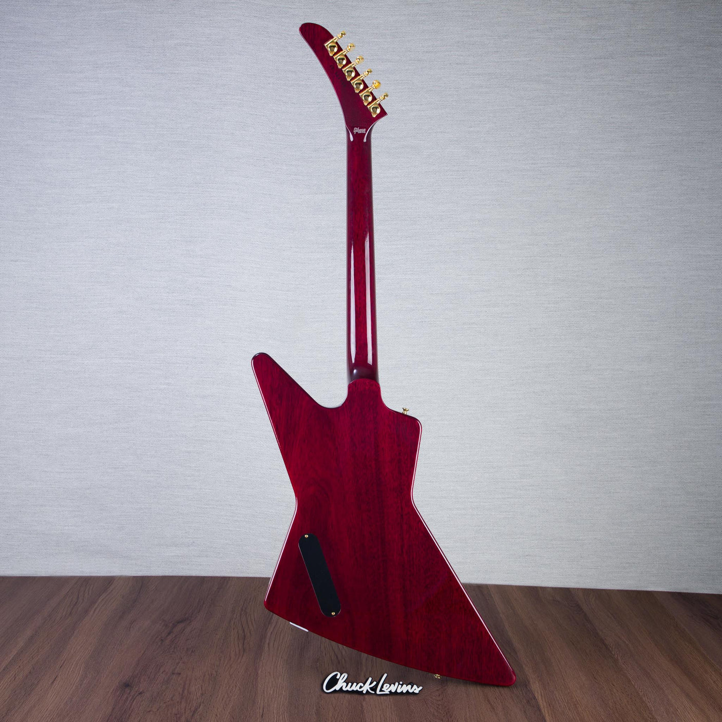 Gibson Custom Shop Explorer Electric Guitar, Gold Hardware - Watermelon King/Gloss - CHUCKSCLUSIVE - #CS500955