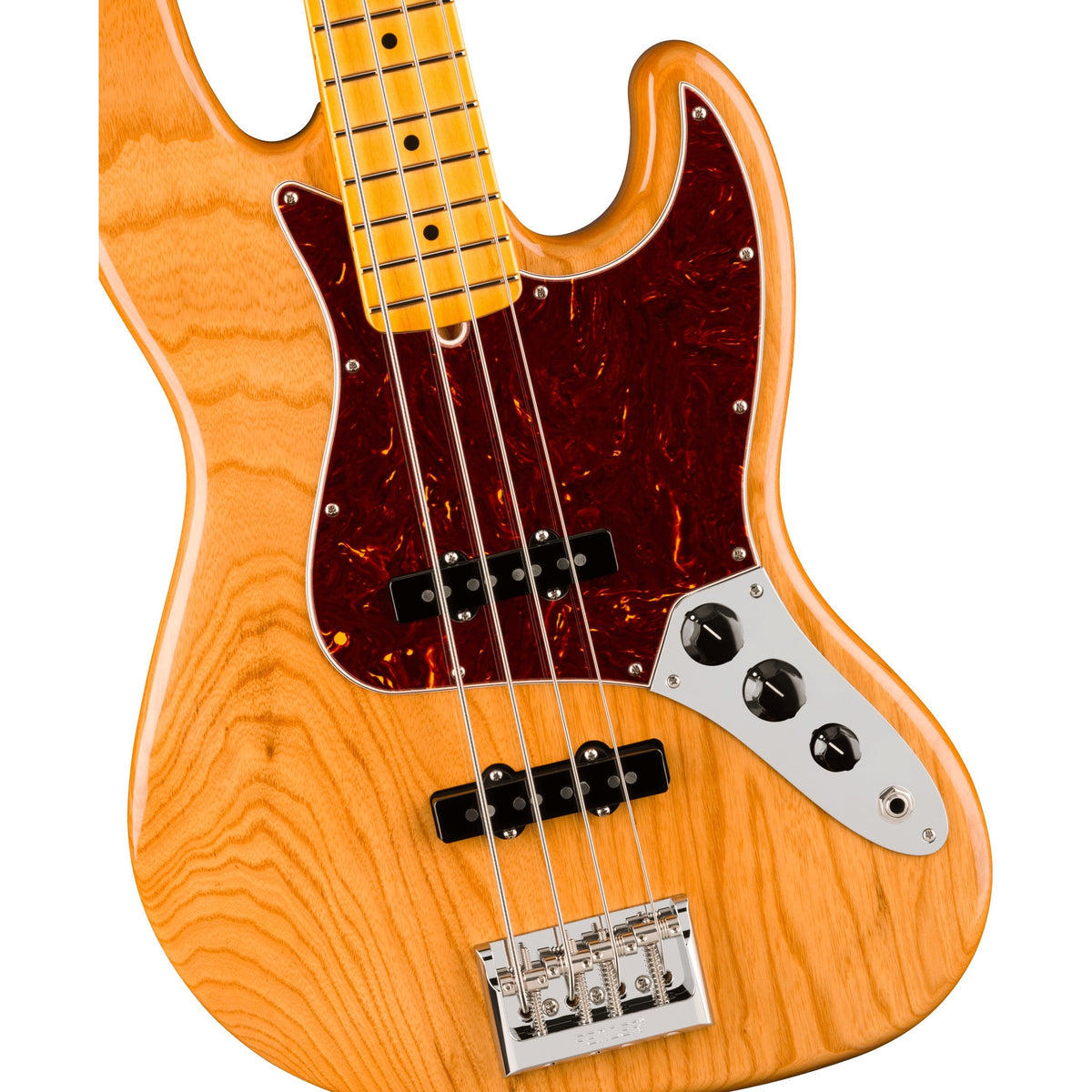 Fender American Professional Jazz Electric Bass Guitar, Maple Fingerboard - Natural