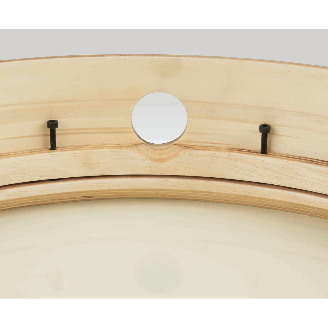 LP 18 x 4-Inch Tunable Bendir Frame Drum - Black-to-Natural Fade