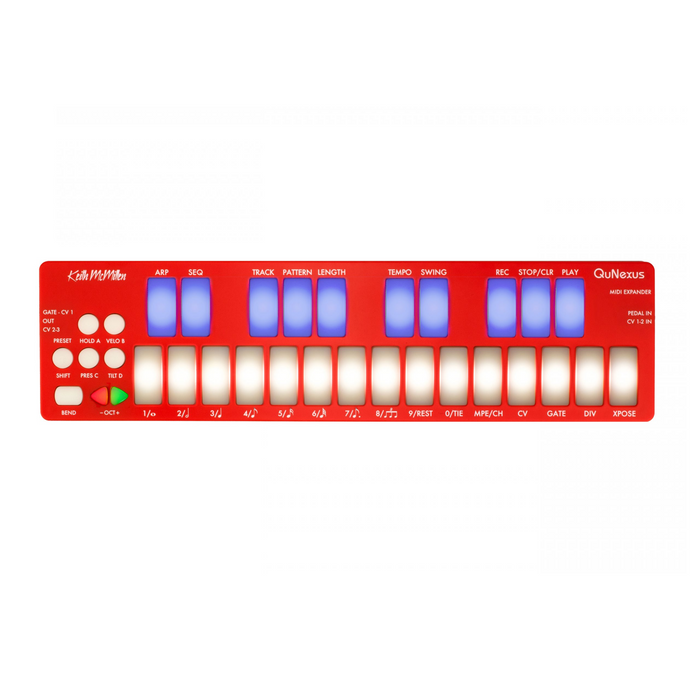 Keith McMillen QuNexus RED MPE MIDI-CV Mini Keyboard Controller