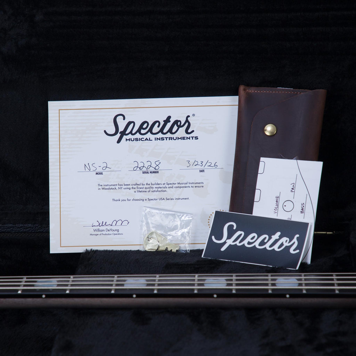 Spector USA Custom NS-2 Electric Bass Guitar - Roswell Grey - CHUCKSLUSIVE - #2228