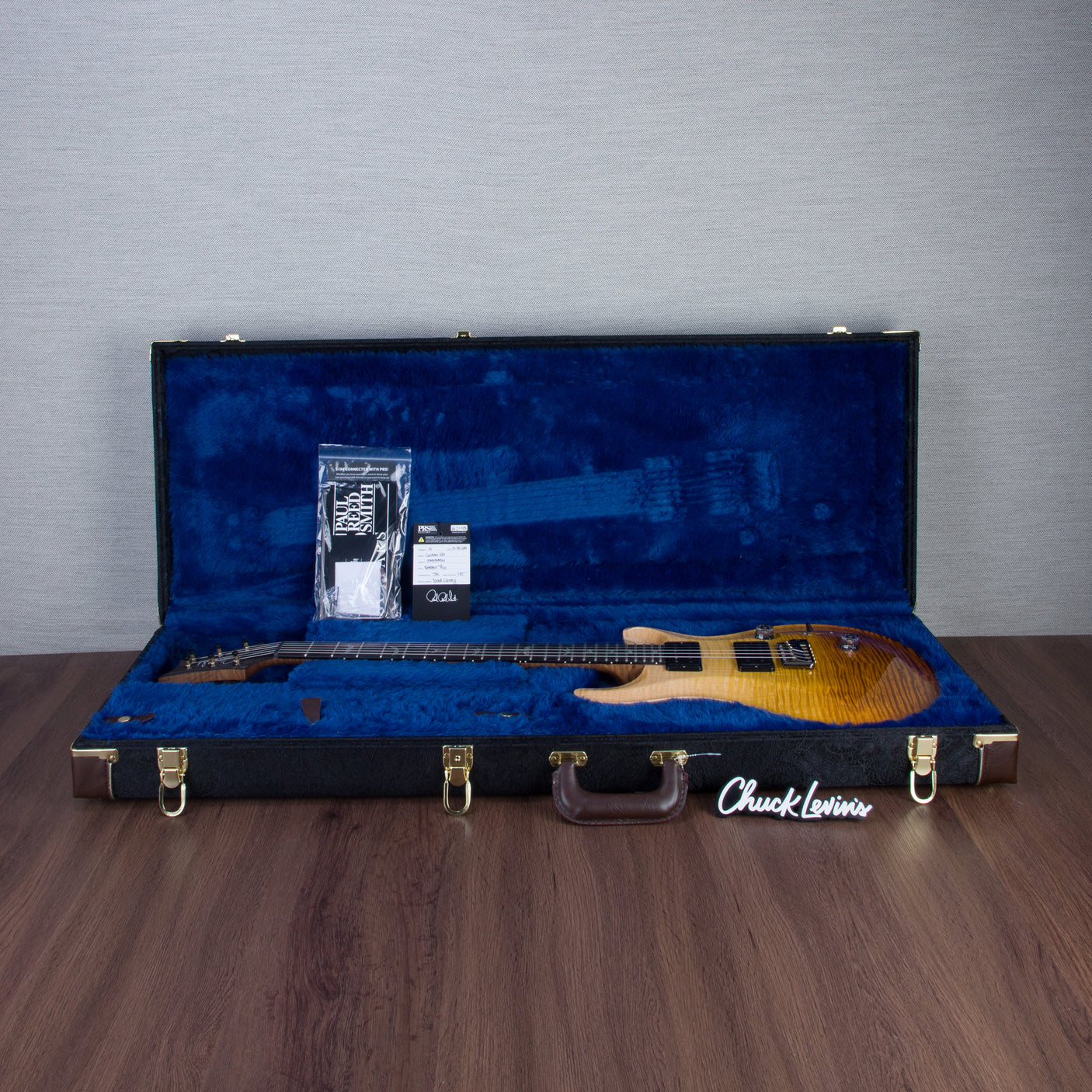 PRS Wood Library Custom 24 Electric Guitar - Private Stock Goldstorm Fade Finish - CHUCKSCLUSIVE - #240383984 - 2024