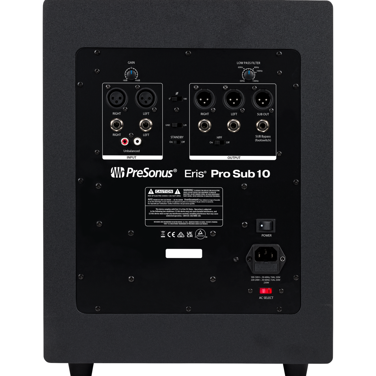 PreSonus Eris Pro Sub 10 Active 10-Inch Studio Subwoofer - Mint, Open Box, Used