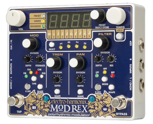 Electro-Harmonix Mod Rex Polyrhythmic Modulator Pedal