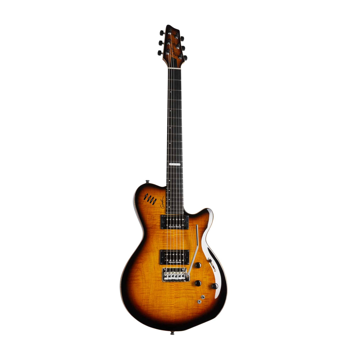Godin LGXT SynthAccess Electric Guitar - Cognac Burst - Mint, Open Box