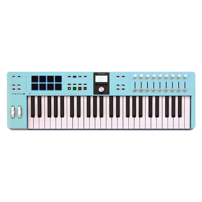 Arturia Keylab Essential 49 MK3 MIDI Controller - Aquamarine