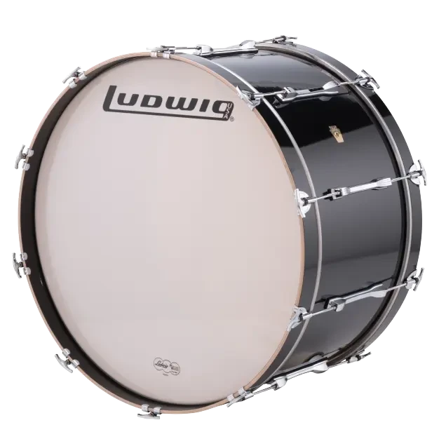Ludwig 18x36-Inch Concert Bass Drum with LE788 Suspension Stand - Black