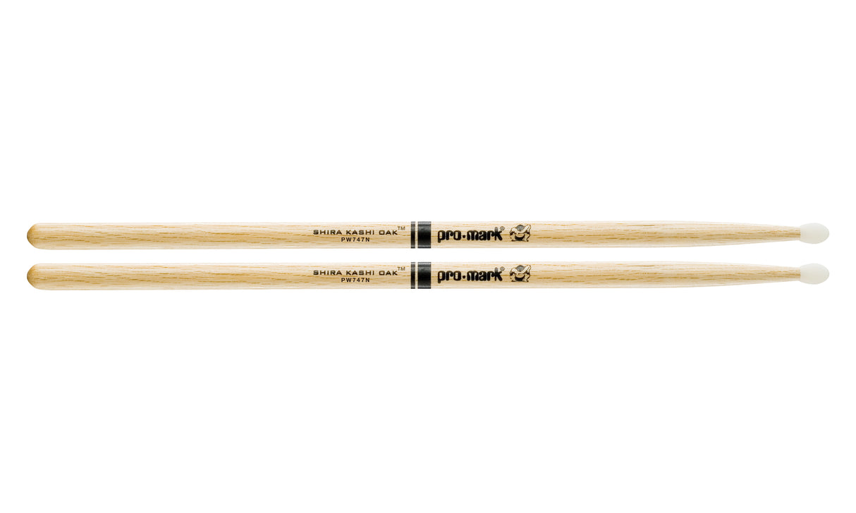 Promark PW747N Shira Kashi Oak 747 Nylon Tip drumstick