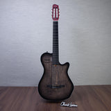 Godin MultiAc Grand Concert SA Nylon String Acoustic-Electric Guitar - Trans Black - CHUCKSCLUSIVE - #26317974