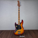 Sire V5 Alder-4 Left-Handed Bass Guitar - Tobacco Sunburst - New