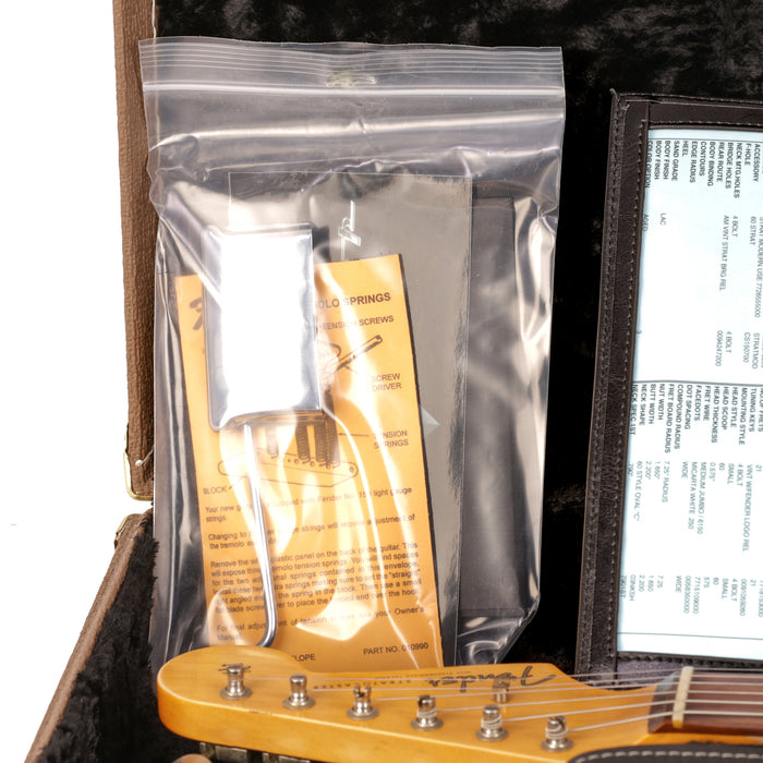 Fender Custom Shop 1962 Stratocaster Heavy Relic Guitar - Aged Vintage White - CHUCKSCLUSIVE - #R120688