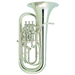 Besson BE967-2-0 B-Flat Euphonium - Silver Plated Sovereign Series